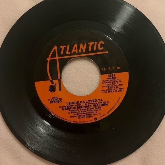 Narada Michael Walden “I Shoulda Loved Ya”, “Carry On” Vintage 45 Vinyl Record - Picture 1 of 3
